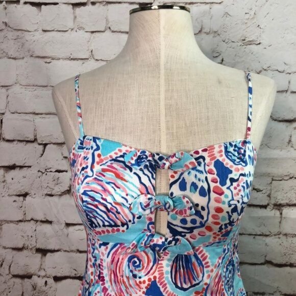 Lilly Pulitzer  Shell Me About It Petra Sundress  Mini Dress Women's Size XS - Picture 5 of 14